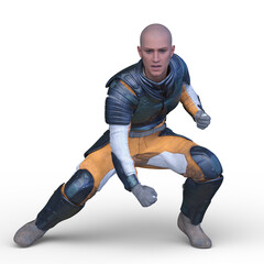 サイバーマン　3DCGレンダリング