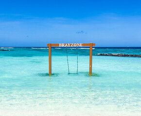 View of Fulidhoo island in the Maldives