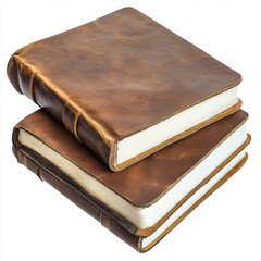 Obraz premium old books isolated on white