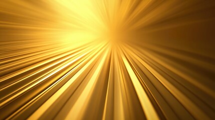 Obraz premium Golden gradient rays background abstract design for presentations