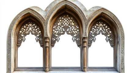 Obraz premium Intricate Architectural Design with Arched Details
