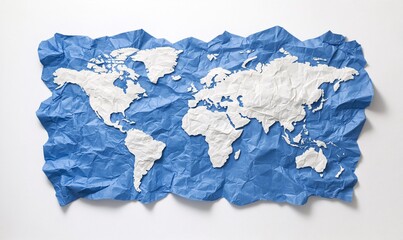 Fototapeta premium blue paper texture