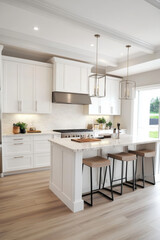 elegant contemporary kitchen room interior Modern Contemporary .white and wood material