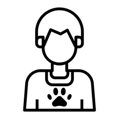 veterinarian Line Icon