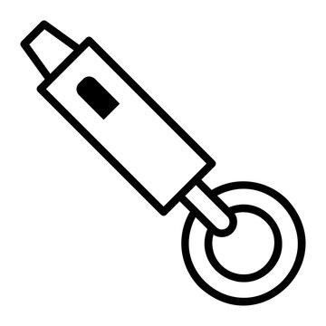 recommend clip art: whistle Line Icon