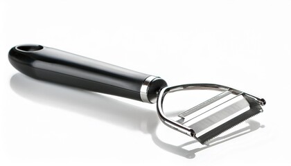 Zester on White Background Isolated. Full Shot of Kitchen Utensils.