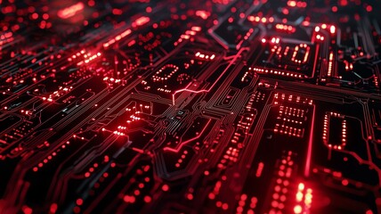 Obraz premium 電子基板_マザーボードのイメージ画像
