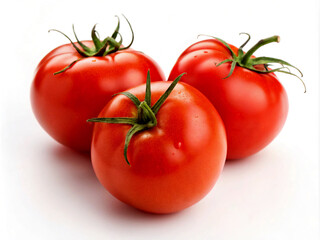 tomatoes on a white background. tomato, food, vegetable, tomatoes, isolated, red, fresh, white, healthy, ripe, vegetarian, diet, green, fruit, vegetables, organic, agriculture, raw, salad, vine, ingre