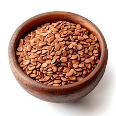 Arhar Dal isolated on a with a white background, close up