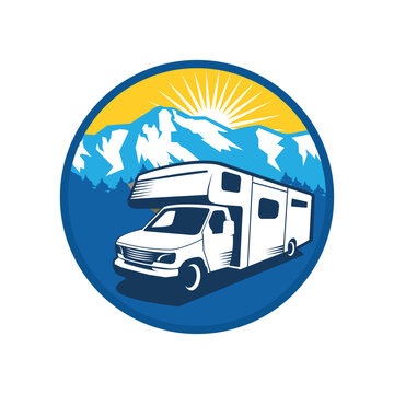 recommend clip art: caravan logo