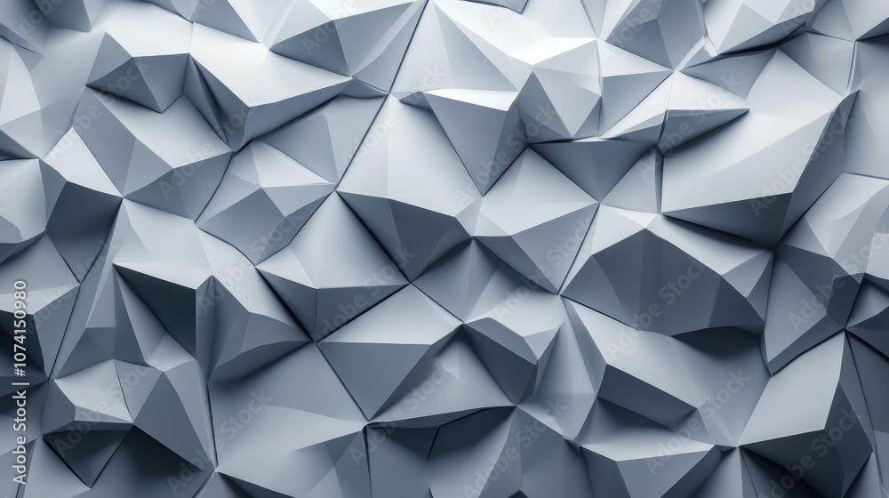 Poster low polygon triangular pattern backdrop