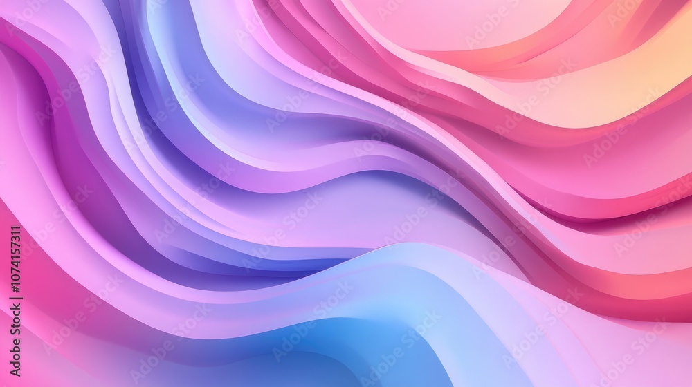 Poster abstract wave background with curved motion lines creating a dynamic graphic banner template