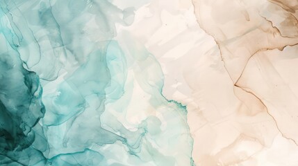 Abstract Minimalist Watercolor Soft Composition