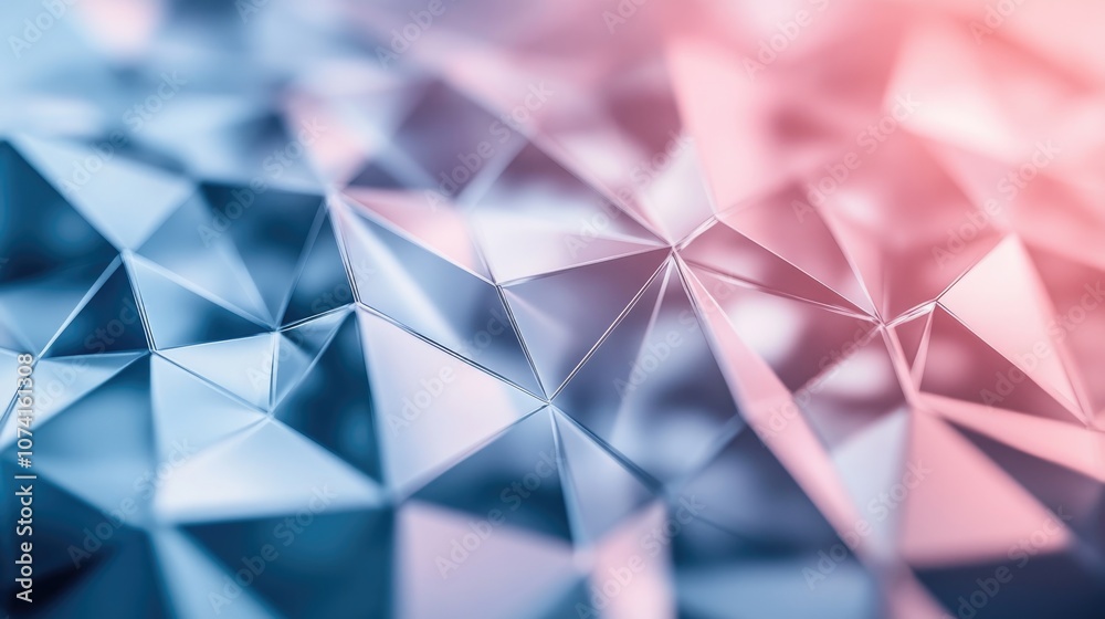 Poster monochrome gradient backdrop featuring transparent overlapping polygons low poly design ideal for bu