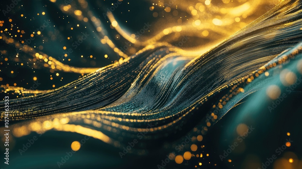 Aufkleber abstract background featuring dynamic lines information flow design visualization of extensive data 