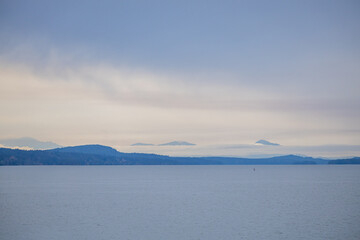 Tranquil View of Gulf Islands in British Columbia, Canada