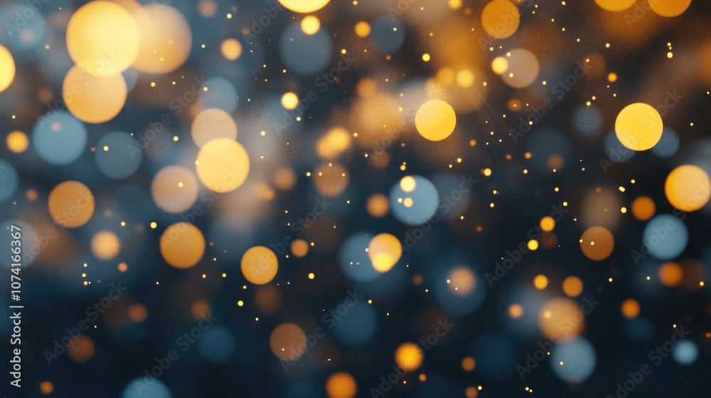 Aufkleber Abstract texture with a light bokeh background in 3D cartoon rendering