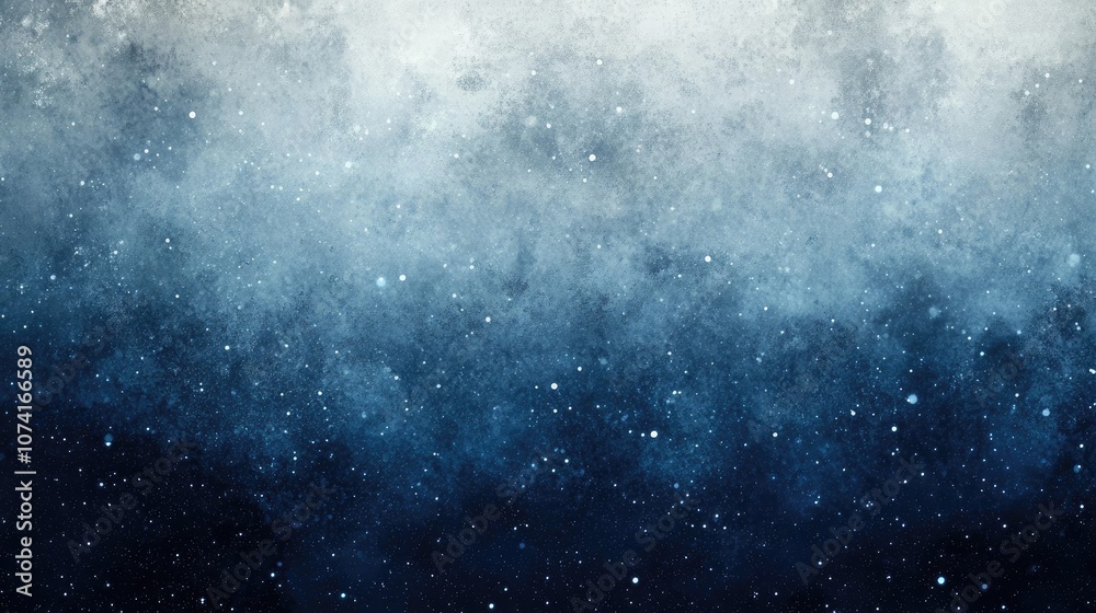 Aufkleber Blurred image of a star field in galaxy space with nebula created with 3D cartoon rendering abstract watercolor digital art painting for texture background