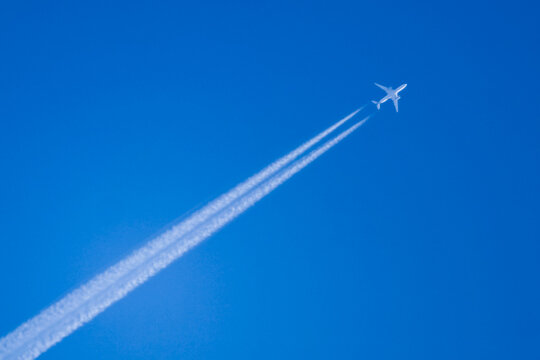 airplane in the sky