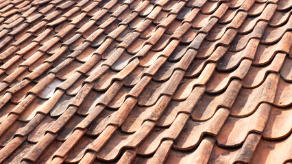 red roof tiles