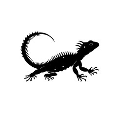 Obraz premium Spiny tailed Lizard Vector Logo
