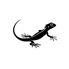 Obraz premium Spiny tailed Lizard Vector Logo