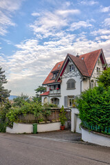 Zurich, Switzerland - July 26, 2024: Residential building exteriors in Zurich Switzerland
