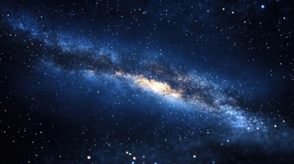 Naklejka premium 3D cartoon depiction of the Milky Way in the sky