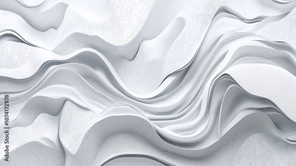Poster abstract liquid gray background featuring a 3d cartoon rendering of mineral cosmos texture marble te