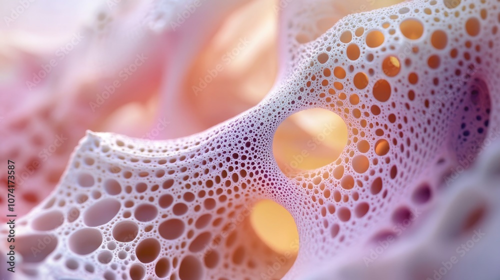 Poster Abstract fractal patterns and shapes in a 3D cartoon rendering Infinite universe with a mysterious psychedelic relaxation pattern Dynamic flowing natural forms and sacred geometry featuring mystic