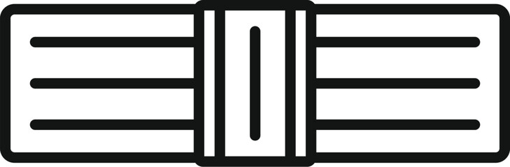 Medical elastic bandage securing a dressing, providing support and promoting healing