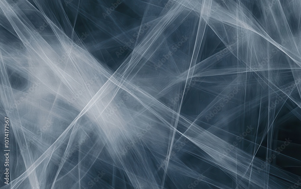Poster sleek and abstract background featuring delicate thin lines in a contemporary design suitable for va