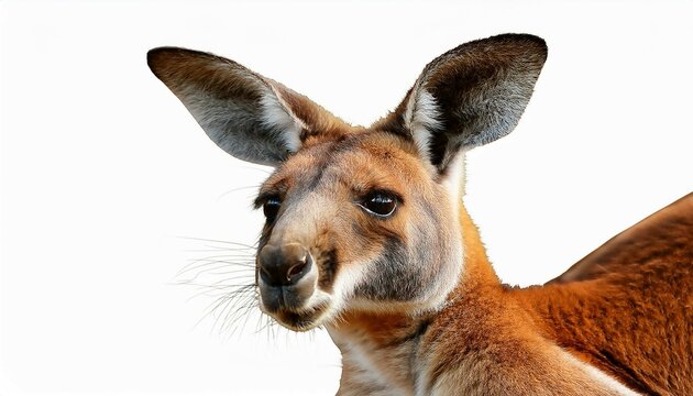 kangaroo isolated on white background