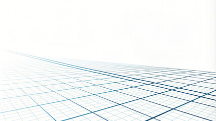 Abstract Blue 3D Square Grid Pattern for Technology Concept Wallpaper
