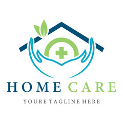 Home care logo template vector icon design