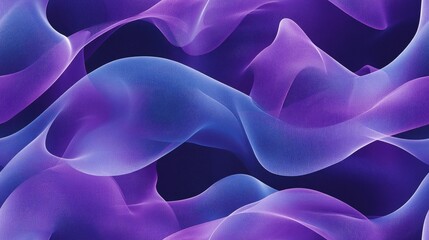 Obraz premium Seamless abstract pattern of smoke blue shapes on a vibrant purple background perfect for textiles and graphic design