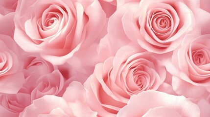 Seamless pattern featuring delicate pink roses in a watercolor style ideal for wedding invitations and greeting cards floral design wedding decor