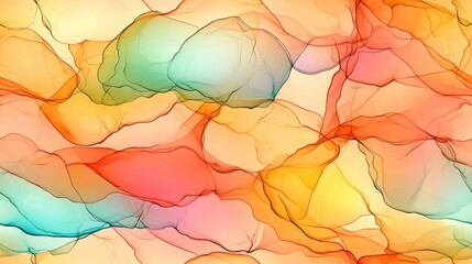 Seamless pattern of luminous alcohol ink on a light background vibrant and translucent design for decorative banners