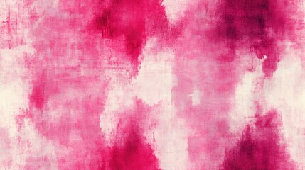 Fototapeta premium Vibrant seamless pattern featuring acid pink Shibori design with grunge watercolor texture perfect for modern textile applications