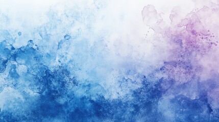 Fototapeta premium 3D rendering of an abstract blue purple background featuring imitation watercolor stains creating a grunge element for digital paper design Abstract wallpaper
