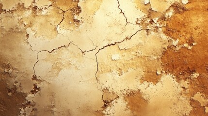 Naklejka premium 3D rendering of an old grunge weathered wall background featuring abstract cracks spots and stains on a damaged antique surface