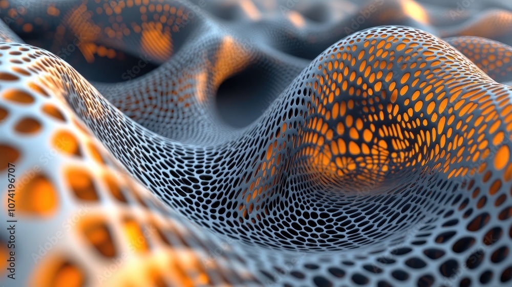 Poster 3d rendering of abstract geometric patterns suitable for wrapping paper textile prints fabric design