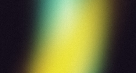 Elegant color gradient grainy backdrop design. Abstract yellow blue black color noisy gradient, vibrant color flow, glowing, shine, bright, banner or poster, empty space.