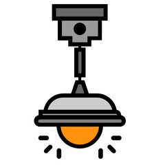 Modern Pendant Light Graphic Design