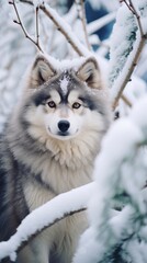 Naklejka premium Outdoors mammal animal nature.