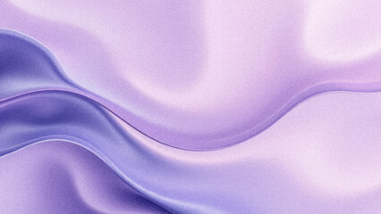 Abstract grainy background with gentle colored waves and lines, purple color, noise grain texture wallpaper design