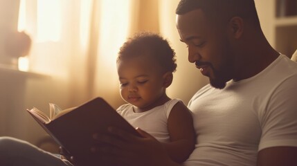 Heartwarming Bedtime Story Between Father and Child on International Mens Day, Suitable for Fathers Day and National Reading Day