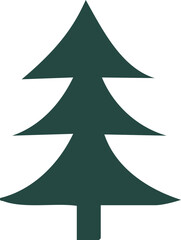 Obraz premium Hand Drawn Christmas Tree Designs