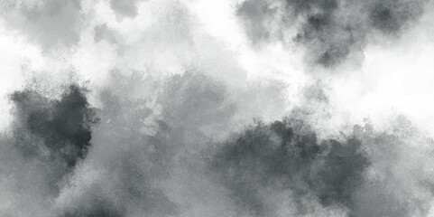 abstract cloud and vapor texture background. Black and gray smoke aquarelle smudge illustration smooth grungy smokey gray colors ink glow. gray color powder explosion	
