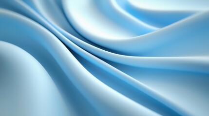 Obraz premium Abstract Blue Fabric Drape Soft Smooth Elegant Texture Background